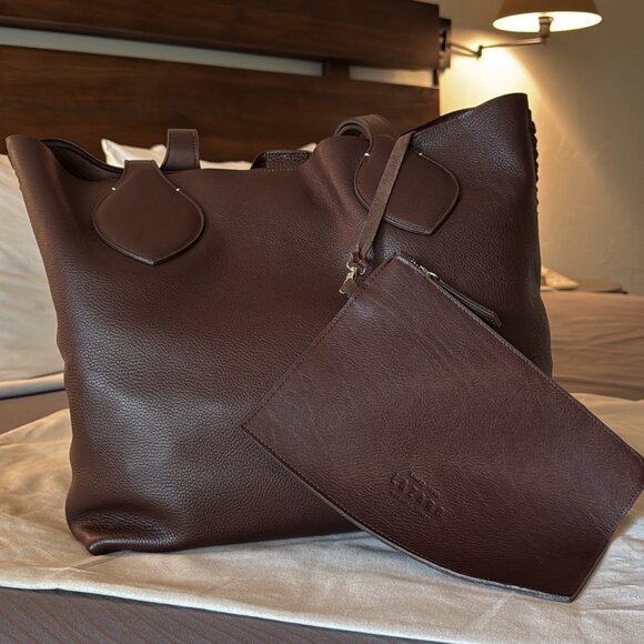 Leather Tote Bag - Picture 2 of 2